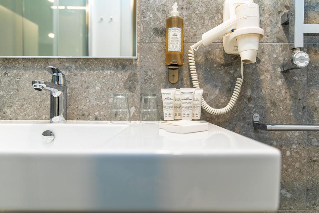 Koupelna v ubytování SPA Nida