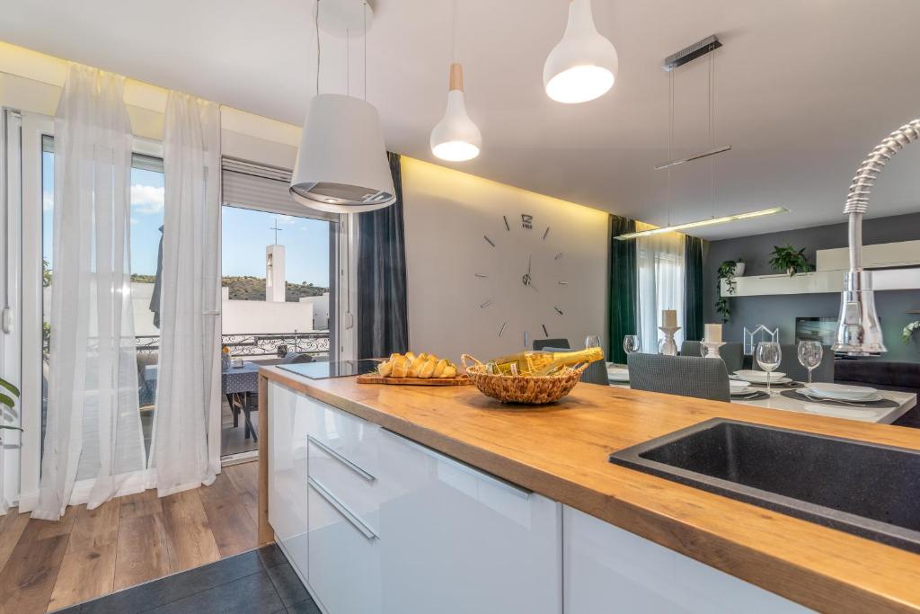 Kuchyňa alebo kuchynka v ubytovaní Apartman Tragos