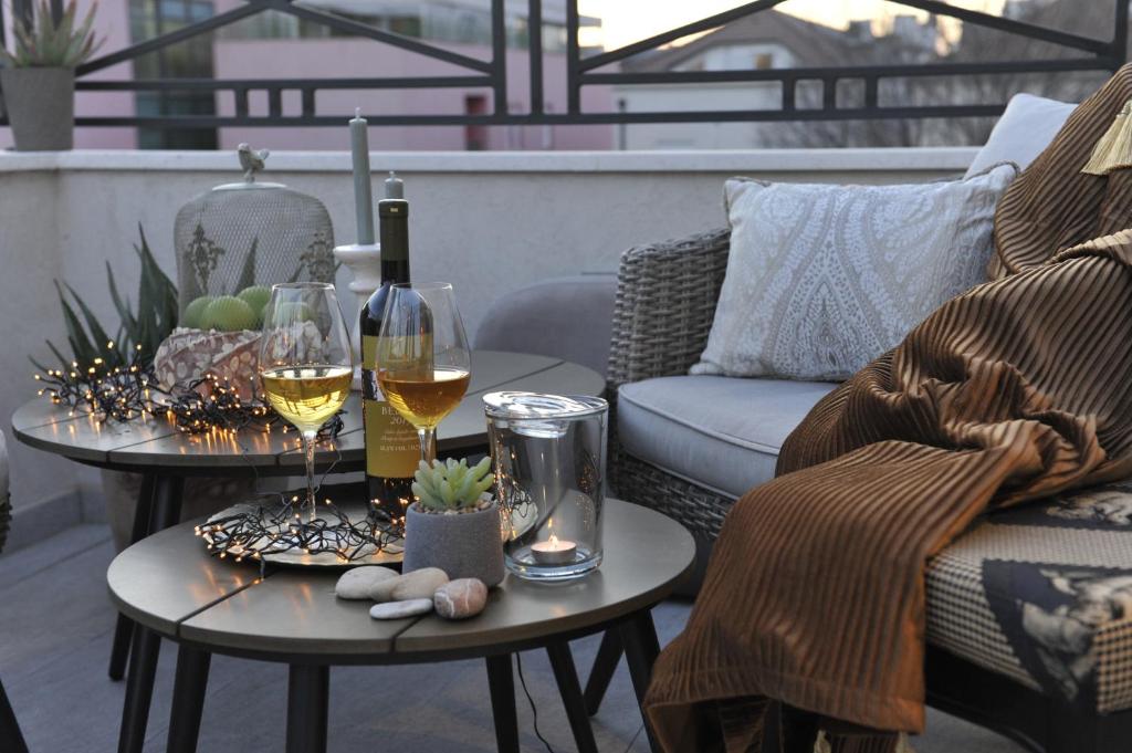 Nápoje v ubytování Merla Luxury Rooms