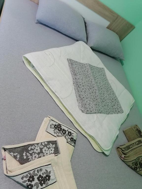 Postel nebo postele na pokoji v ubytování Vila NATAŠA