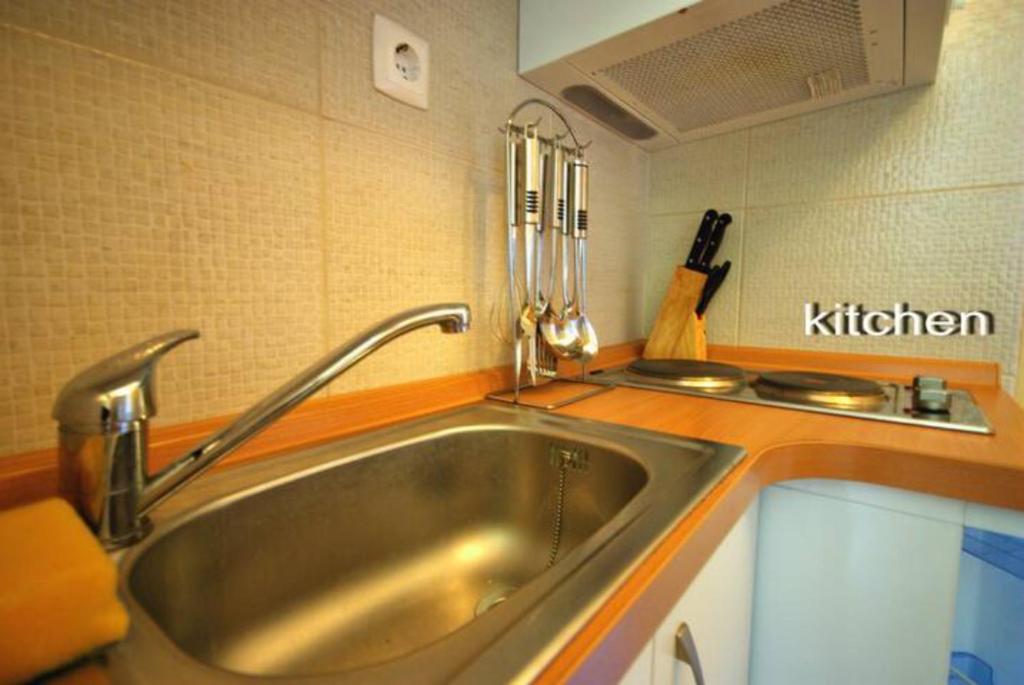 Kuchyň nebo kuchyňský kout v ubytování Apartment Martina Tučepi