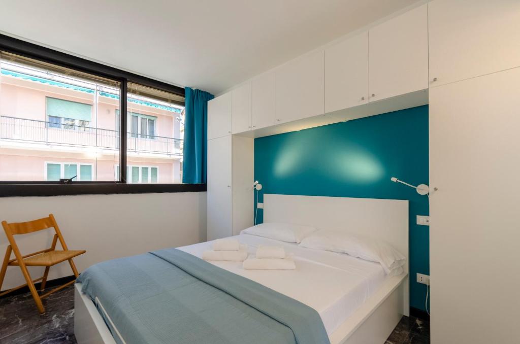 Posteľ alebo postele v izbe v ubytovaní JOIVY Spacious Apt for 6, Near Train Station and Beach