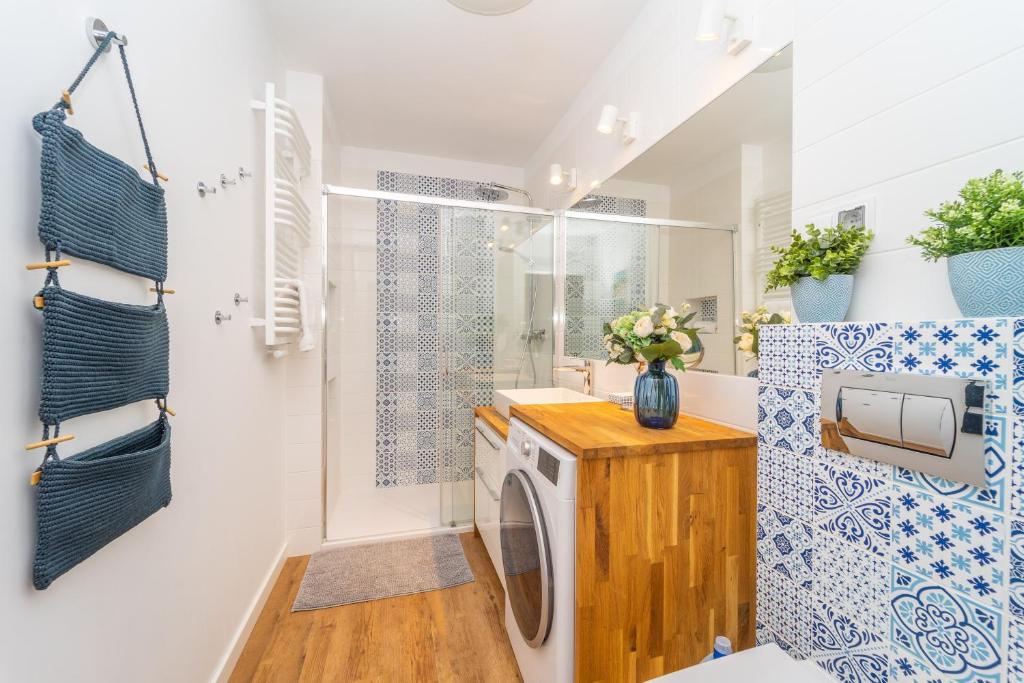 Kúpeľňa v ubytovaní Chodkiewicza Apartment