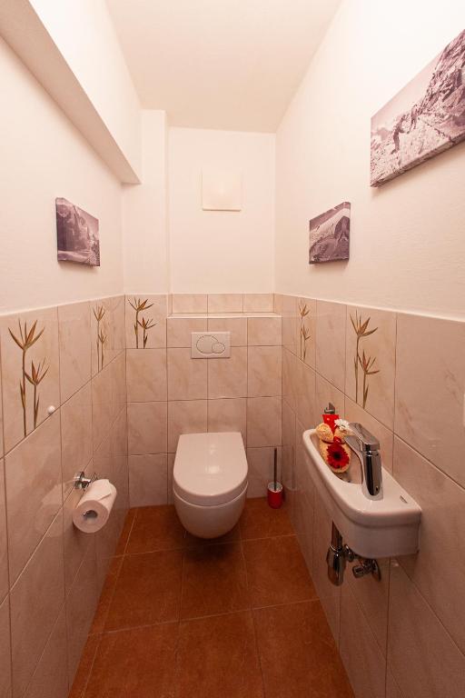 Koupelna v ubytování Appartement Gimpl