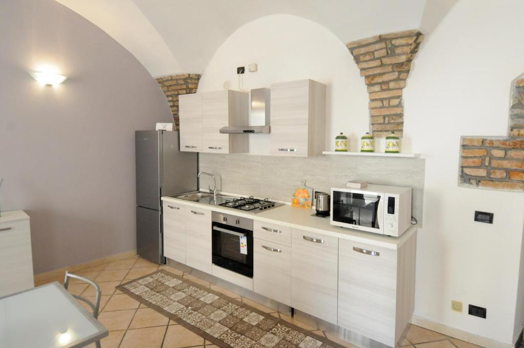 Kuchyňa alebo kuchynka v ubytovaní St. George Apartment