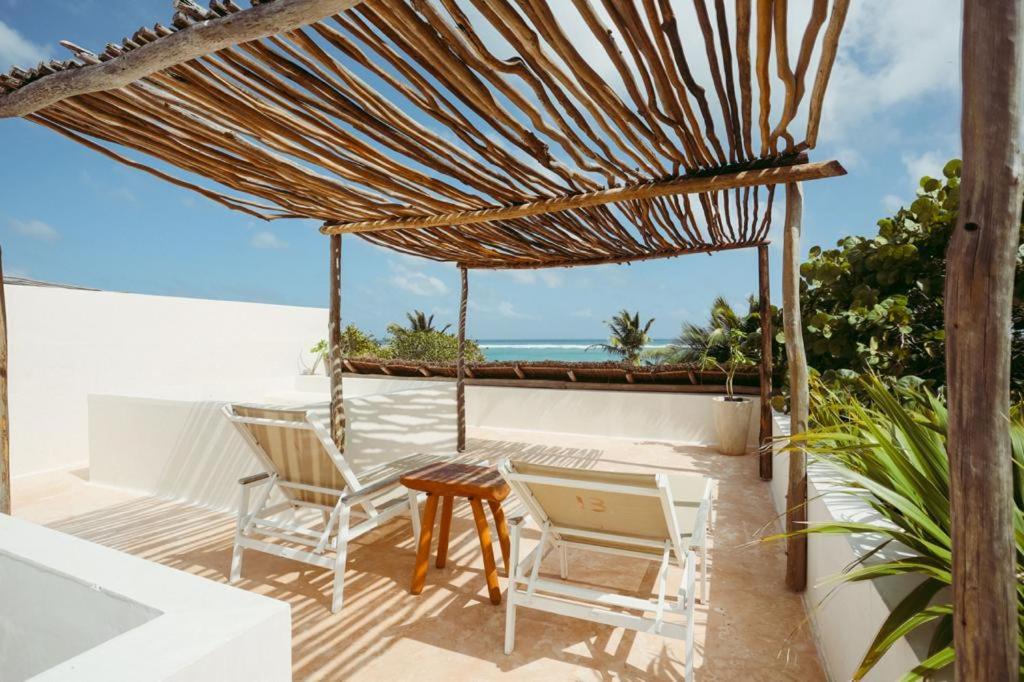 Balkón nebo terasa v ubytování Hotel Poc Na Tulum