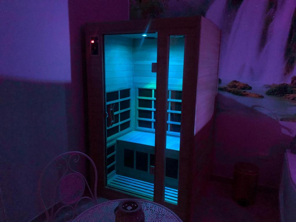 Łóżko lub łóżka piętrowe w pokoju w obiekcie B&B la reggia
