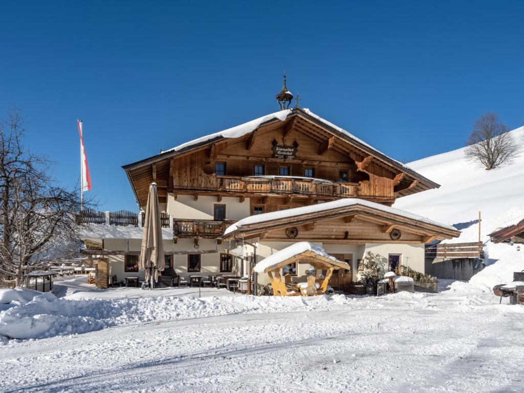 Alpengasthof Gruberhof v zimě