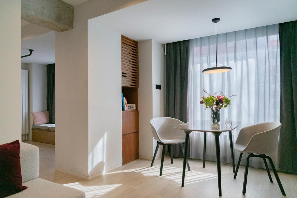 Posezení v ubytování Stey Beijing Wangfujing Hotel