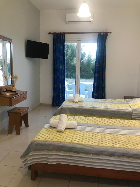 Postel nebo postele na pokoji v ubytování Room in Studio - Studio Banos Apartments and Swimming Pool