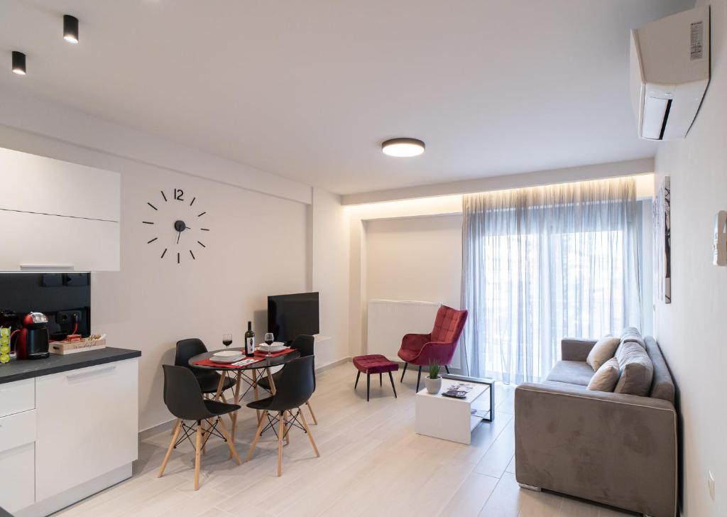 Posezení v ubytování Petit Palace Trikala