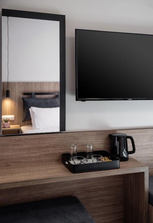 Postel nebo postele na pokoji v ubytování Morum City Hotel Chania