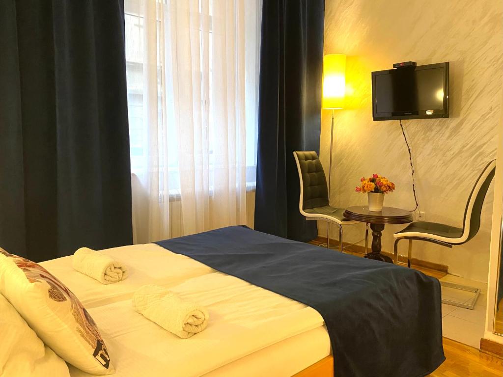 Postel nebo postele na pokoji v ubytování Villa Forever