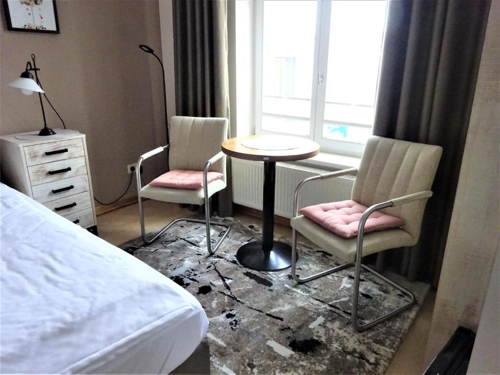 Posezení v ubytování Hotel Pension Zur Fährbrücke