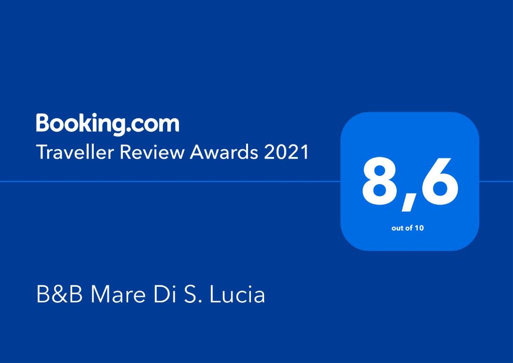 Certifikát, hodnocení, plakát nebo jiný dokument vystavený v ubytování B&B Mare Di S. Lucia