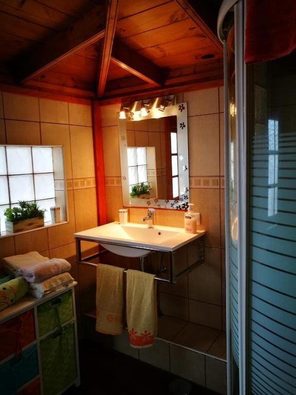 Kúpeľňa v ubytovaní Charming House in Buenavista del Norte with Shared Pool