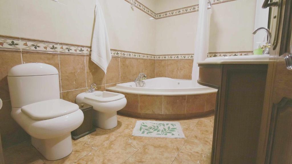 Koupelna v ubytování Canary Bio Hostel Tenerife