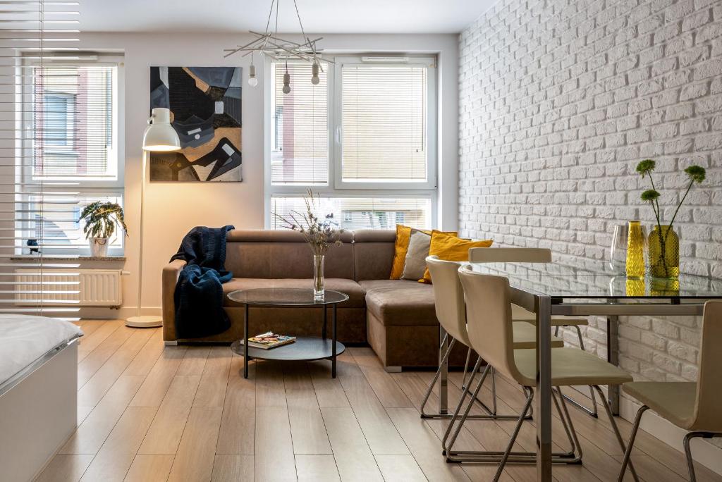 Część wypoczynkowa w obiekcie apartamenty-wroc Golden House