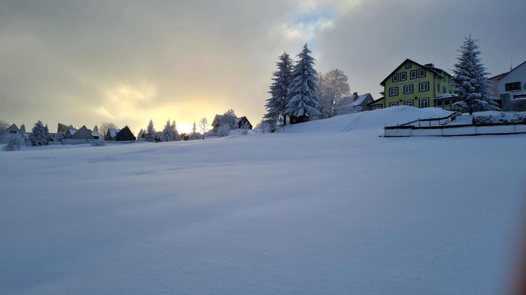 Hotel Schöne Aussicht v zimě