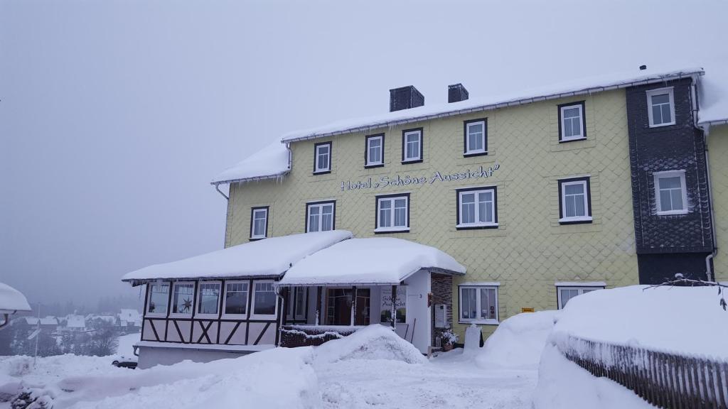 Hotel Schöne Aussicht v zimě