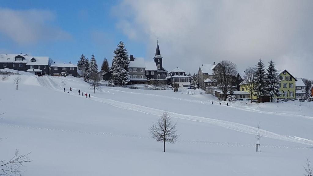 Hotel Schöne Aussicht v zimě