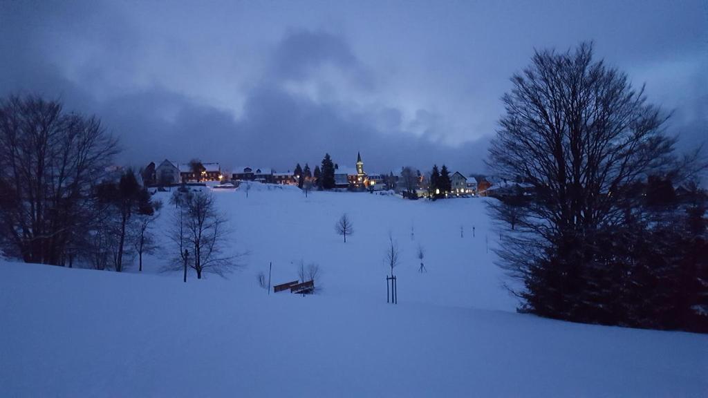 Hotel Schöne Aussicht v zimě