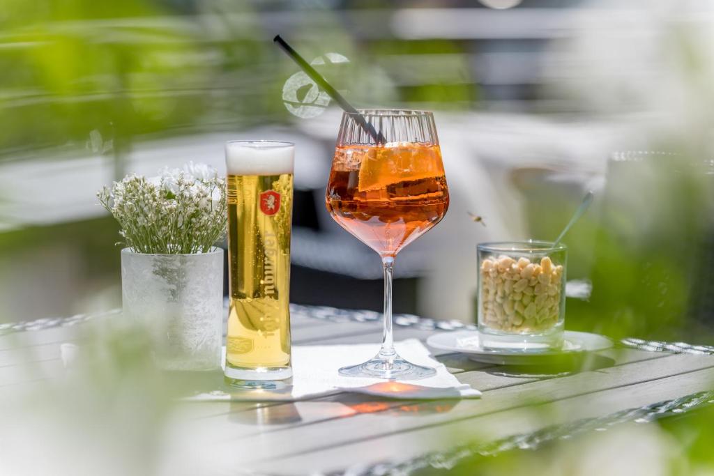 Nápoje v ubytování Alpenhotel Zimba