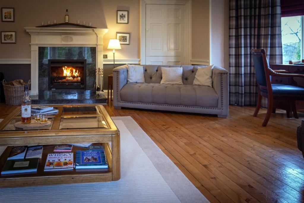 Posezení v ubytování Craigellachie Lodge