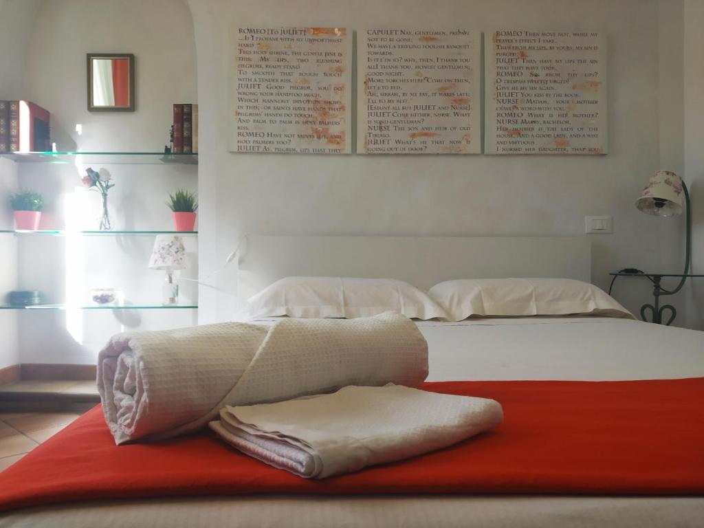 Postel nebo postele na pokoji v ubytování B&B La Casa in Centro