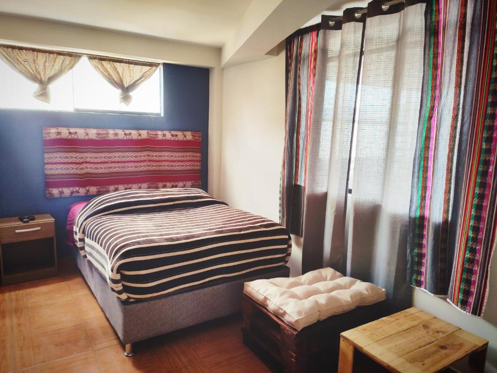 Postel nebo postele na pokoji v ubytování Casa Mirador guesthouse