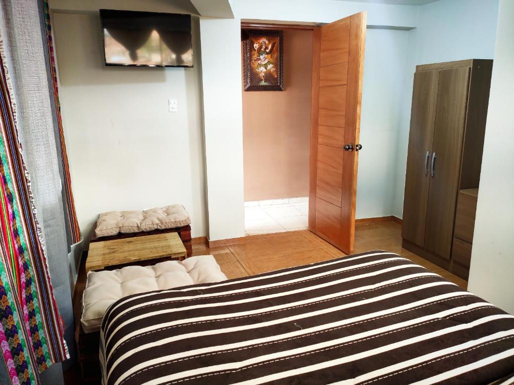 Postel nebo postele na pokoji v ubytování Casa Mirador guesthouse
