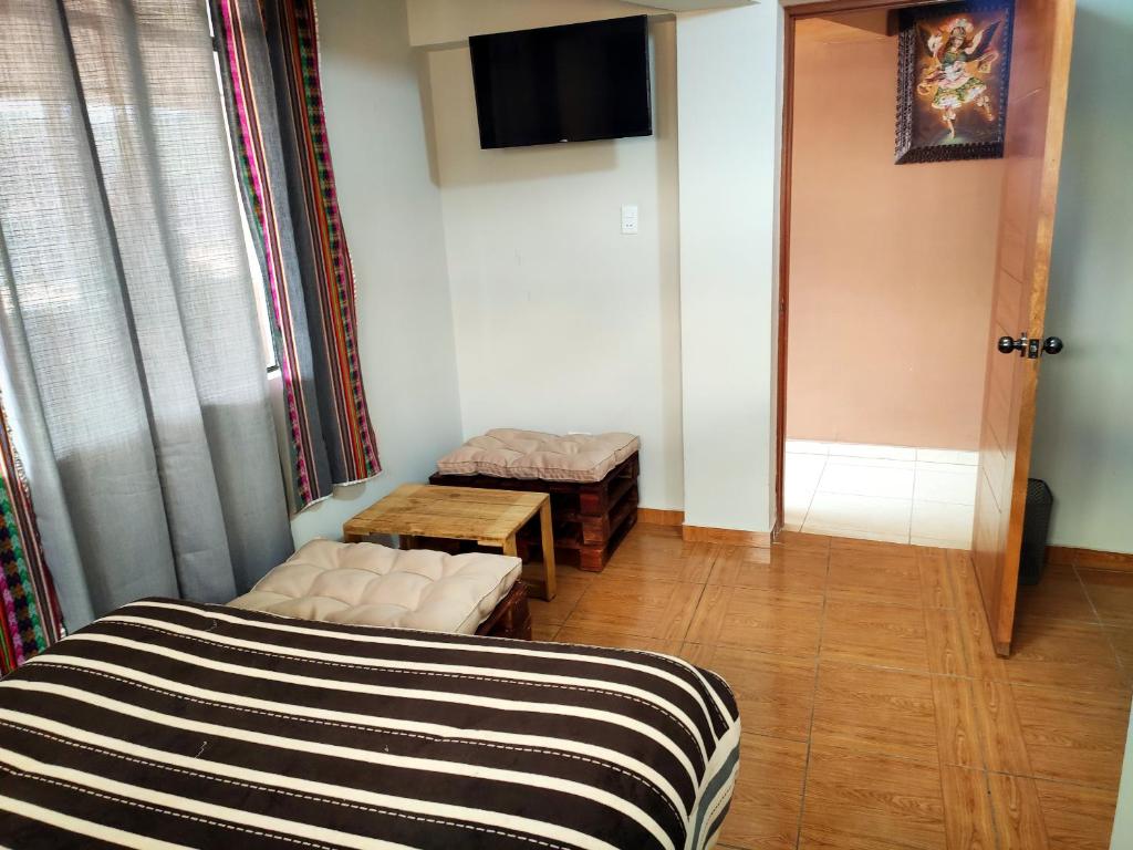 Postel nebo postele na pokoji v ubytování Casa Mirador guesthouse