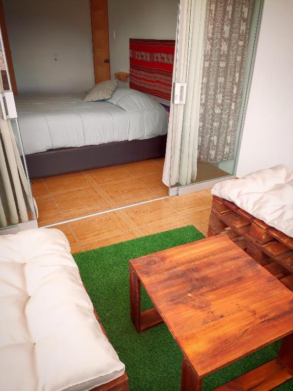 Postel nebo postele na pokoji v ubytování Casa Mirador guesthouse