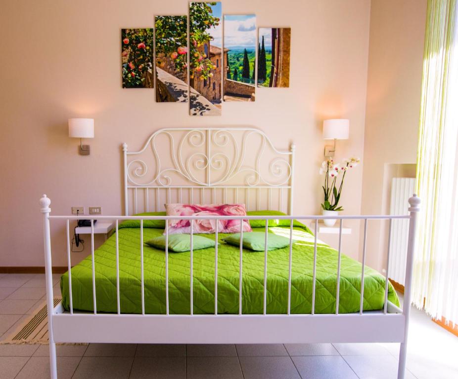Cama o camas de una habitación en Hotel Arcoveggio