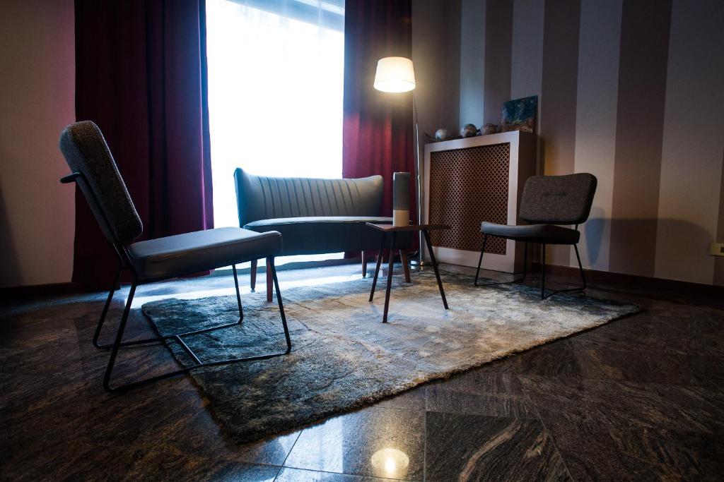 Posezení v ubytování Hotel di Porta Romana