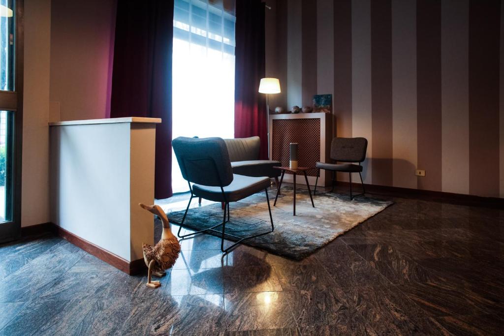 Posezení v ubytování Hotel di Porta Romana
