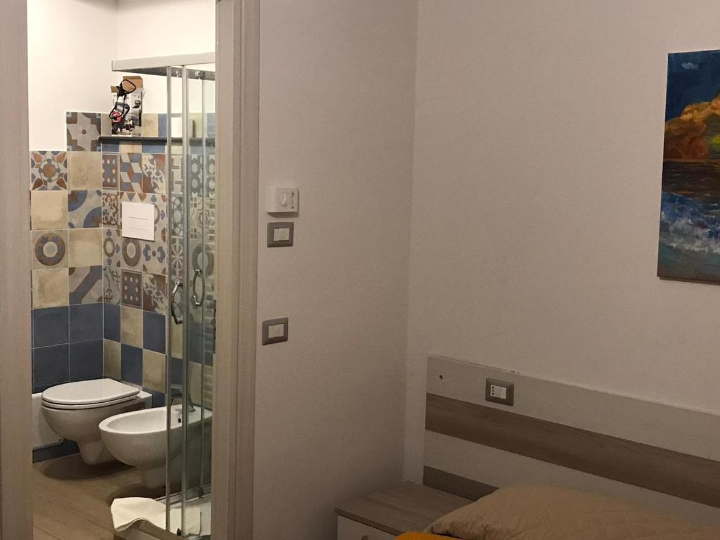 Koupelna v ubytování B&B Terra Mare