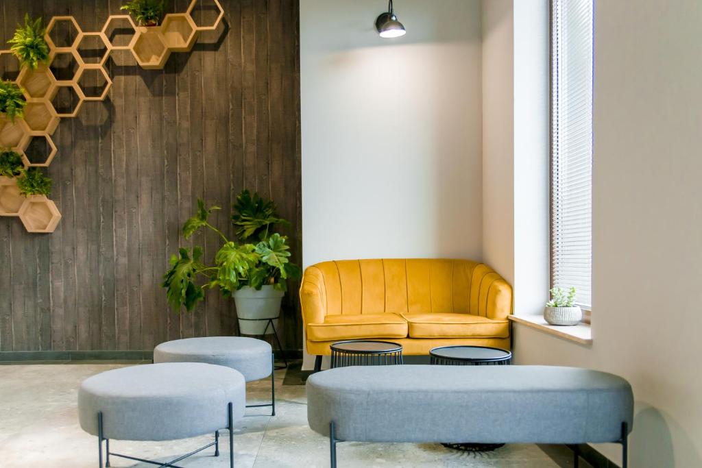 Posezení v ubytování Hotel 107