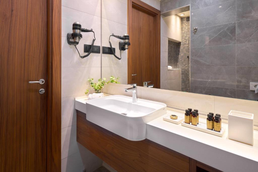 Koupelna v ubytování Time Boutique Hotel