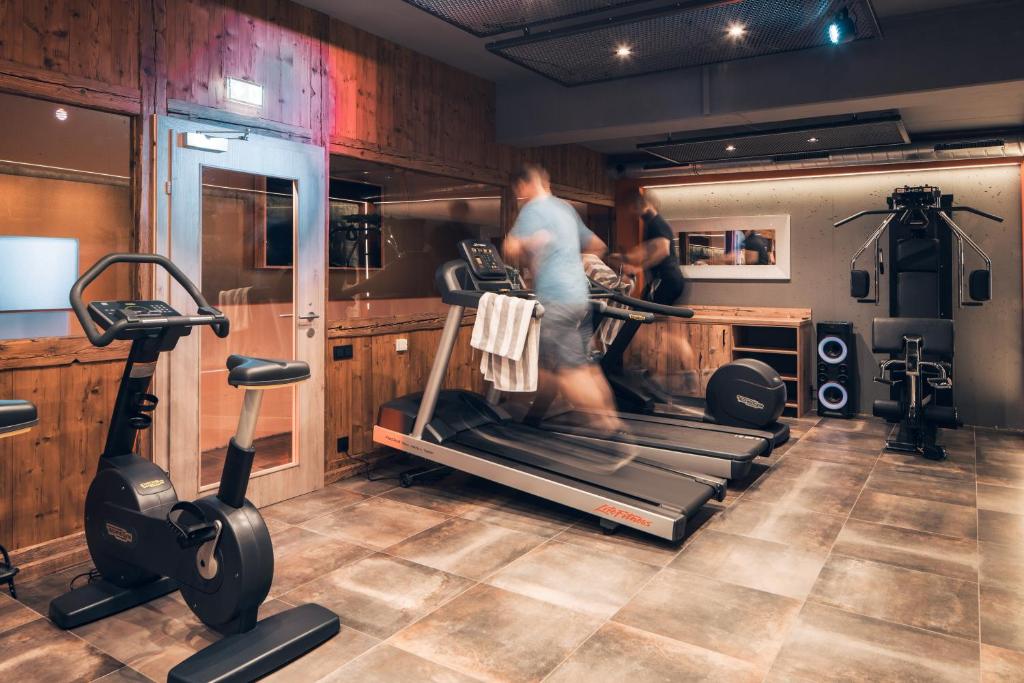 Fitness centrum a/nebo fitness zařízení v ubytování Hotel Samerhof