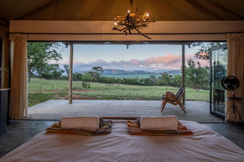 Příroda nedaleko luxury tent