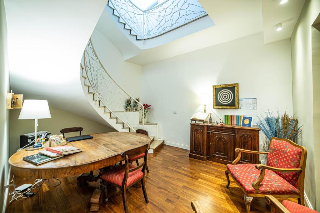 Posezení v ubytování b&b le 4 leggende