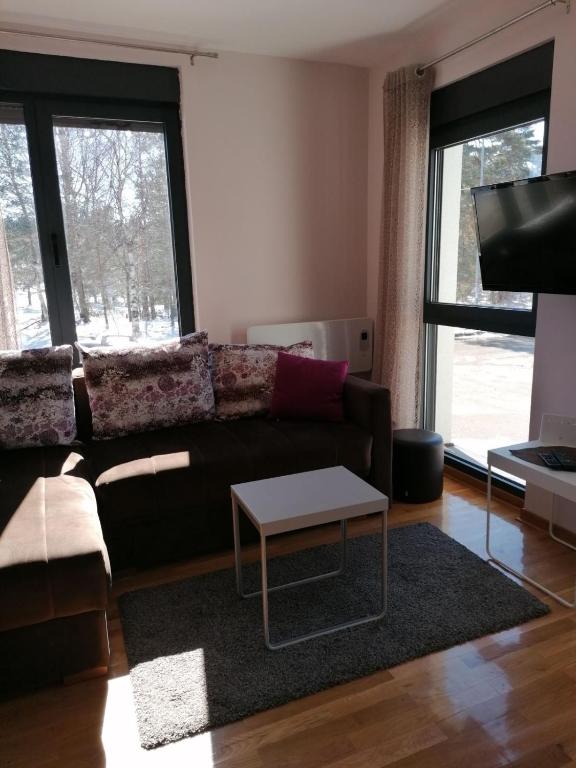 TV a/nebo společenská místnost v ubytování Milan ex SMILE 2