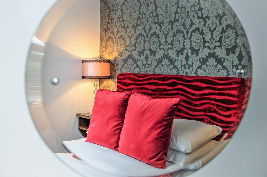 Letto o letti in una camera di Killaran House