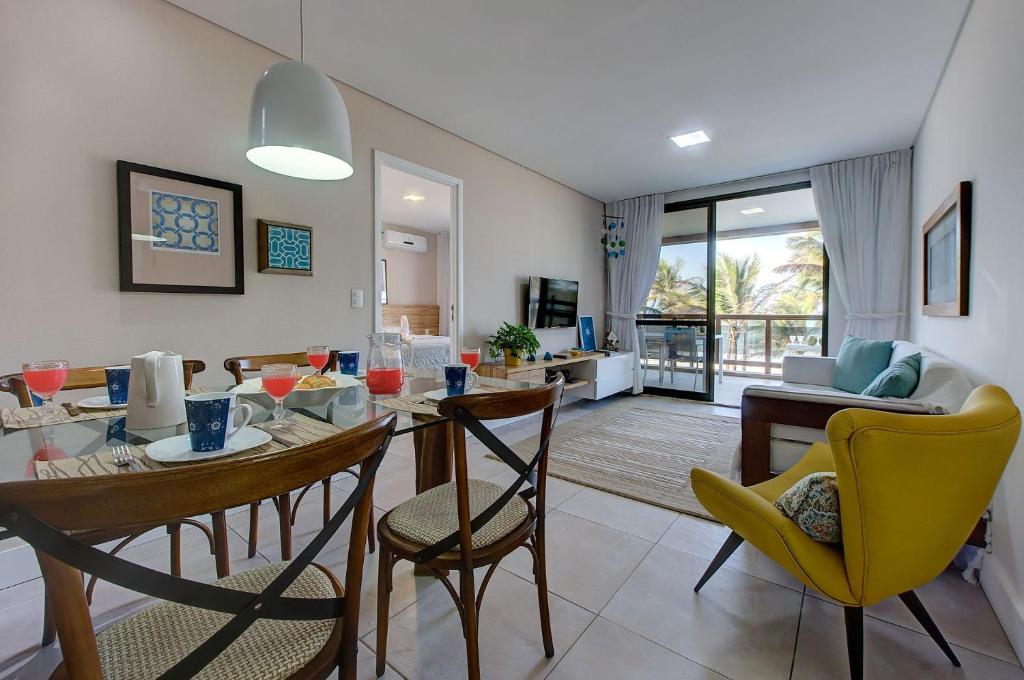  Apartamento Frente Mar Decorado e Completo no WaiWai por Carpediem