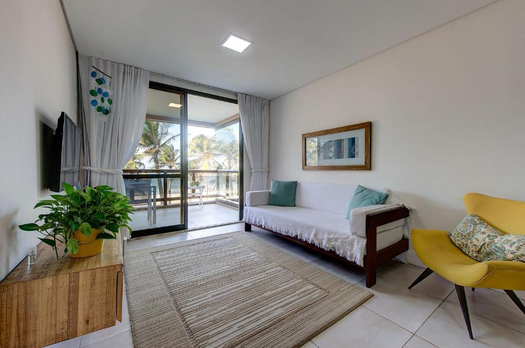  Apartamento Frente Mar Decorado e Completo no WaiWai por Carpediem
