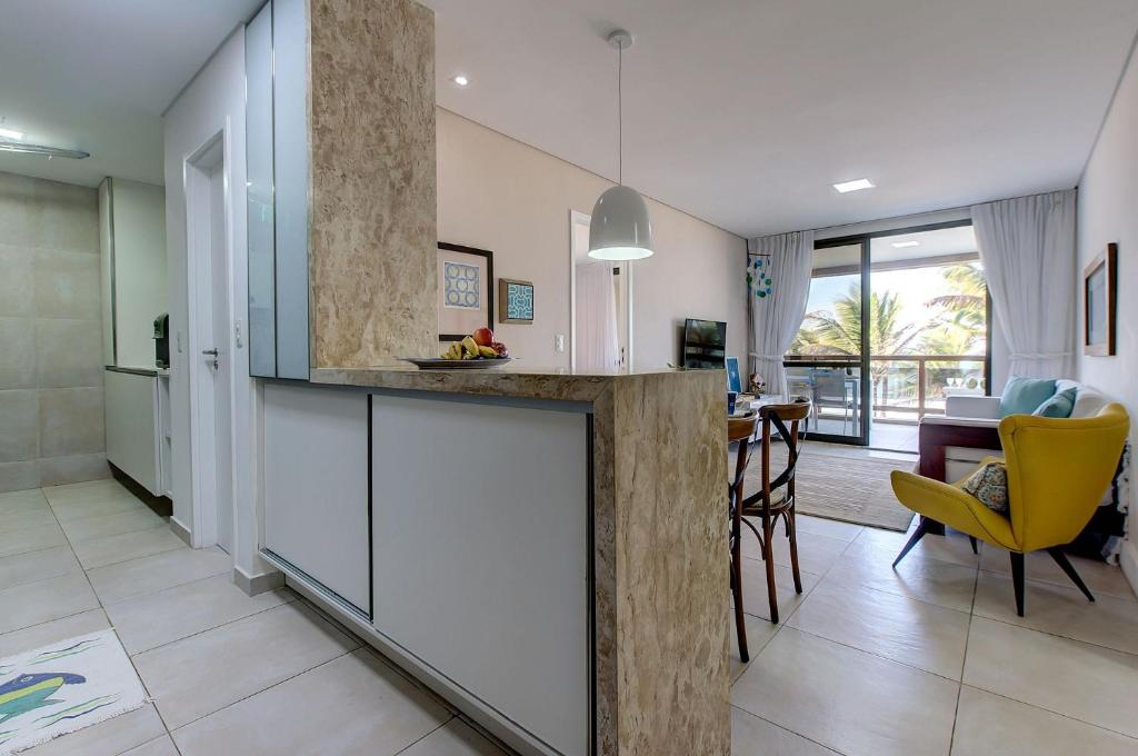  Apartamento Frente Mar Decorado e Completo no WaiWai por Carpediem