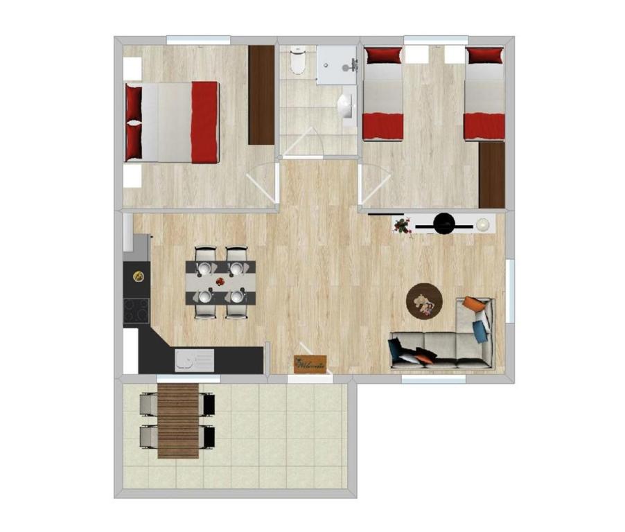 Kuchyňa alebo kuchynka v ubytovaní Bungalow Porec (4400-1)