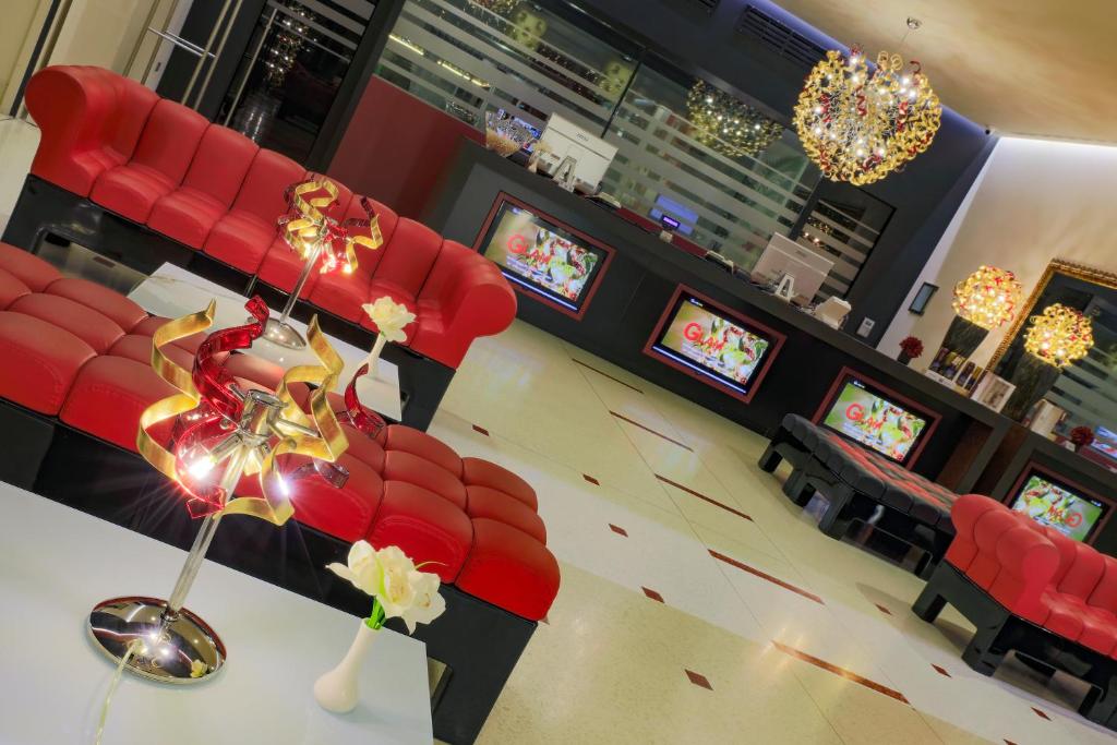 Posezení v ubytování Hotel Glamour