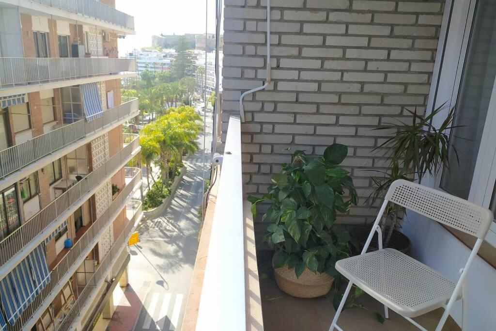 Balkón alebo terasa v ubytovaní Amplio y céntrico apartamento junto al mar